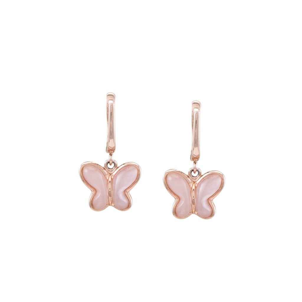 KIKICHIC | NYC | Dangling Butterfly Huggies Hoop Earrings Sterling Silver  (925) in 14k Gold, Rose Gold and White Gold.